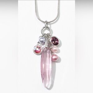Touchstone Crystal by Swarovski Charmed Existence pendant necklace slide chain